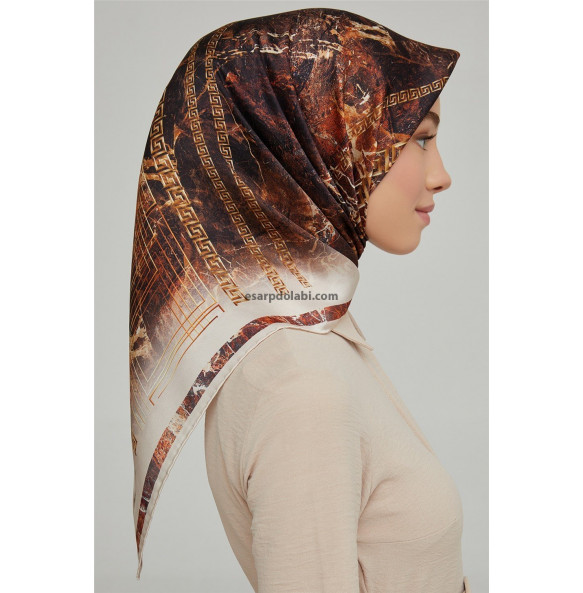 Armine İpek Eşarp 8615D-03 sura NOSTALJİ